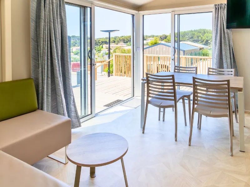 Mobil-Home Premium Large Colline 6 Places (Terrasse 33M2)