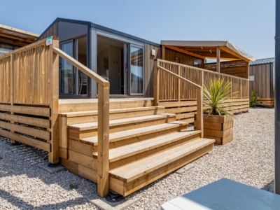 Mobile-Home PREMIUM Large Hillside 6 persons (33 m² Terrace)