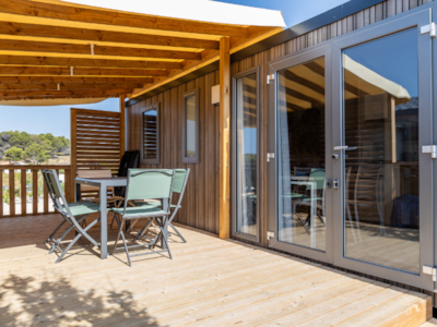 Mobile-Home PREMIUM Hillside 6 persons (15 m² Terrace)