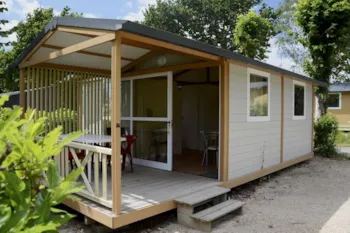 Mietunterkunft - Chalet Campeco - 24M² - 2 Zimmer + Überdachte Terrasse - Camping de la Plage Bénodet