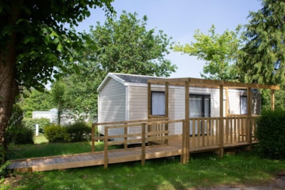 Mobile-home for the disabled - 31m2 - 4 people max - 2 bedrooms - covered terrace — 1