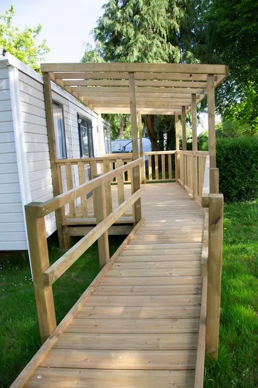 Mobil-Home Pmr - 31M2 - 2 Chambres - Terrasse Couverte - (Mobil-Home Adapté Aux Personnes À Mobilité Réduite) -
