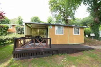 Mietunterkunft - Chalet Pmr - 35M² - 2 Zimmer + Überdachte Terrasse (Behindertengerechtes) - Camping de la Plage Bénodet