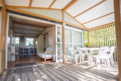 Chalet COTTAGE - 40m² - 3 bedrooms - 6people max- sheltered terrace — 10