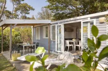 Mietunterkunft - Cottage Les Pins*** 3 Schlafzimmer - Camping Sandaya Le Littoral