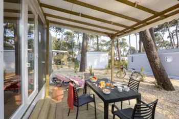 Mietunterkunft - Cottage Premium 2 Schlafzimmer - 2 Badezimmer - Camping Sandaya Le Littoral