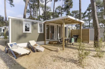 Mietunterkunft - Cottage Premium 3 Schlafzimmer - 2 Badezimmer - Camping Sandaya Le Littoral