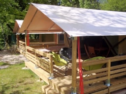 Mietunterkunft - Freeflower Confort 40M² - 2 Zimmer - Ohne Sanitärausstattung - Flower Camping Le Martinet