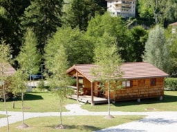 Location - Chalet Confort 35M² - 2 Chambres - Flower Camping Le Martinet