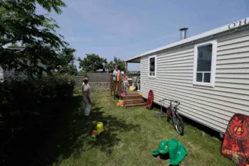Mietunterkunft - Mobile Home Mit 26 M² Fläche Und  Großer Holzterrasse - CAMPING LES DRUIDES