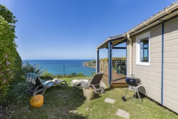 Mietunterkunft - Chalet 2 Zimmer Meersicht *** - Camping Sandaya L'Anse du Brick