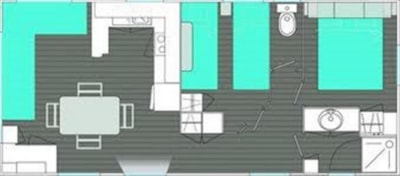 Espace 2 bedrooms - 33m² — 8