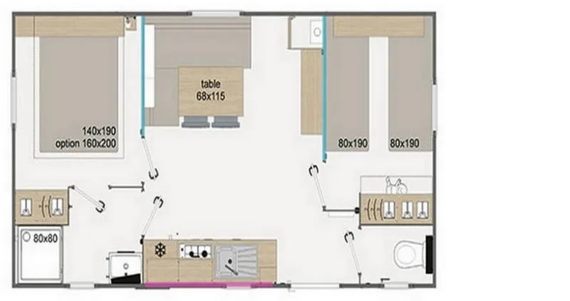 Essentiel 2 Chambres - 26M²  (Arrivée Le Dimanche En Juillet/Août)