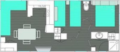 Espace 2 bedrooms - 33m²  (arrival on Sunday in  July/August) — 7
