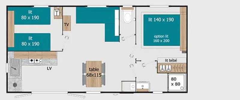 Grand Confort 2 Chambres - 30M² (Arrivée Le Dimanche En Juillet/Août)