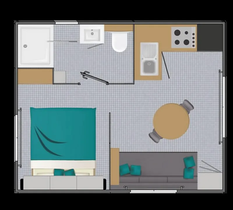 Studio Compact 1 Chambre - 18M²  (Arrivée Le Dimanche En Juillet/Août)