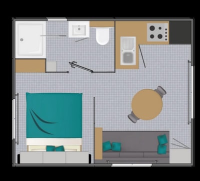 Studio Compact 1 bedroom - 18m² (arrival on Sunday in July/August) — 7