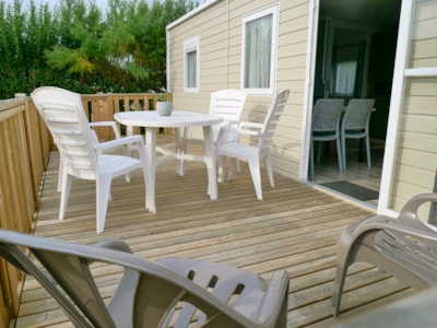 Access mobile home - 2 bedrooms - Lodge for disabled people - 33m² + terrace — 9