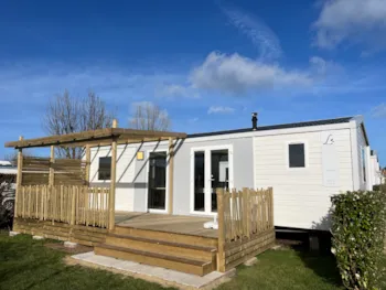 Mietunterkunft - Optimal 3 Zimmer -Überdachte Terrasse -  36M² - Camping La Gallouette