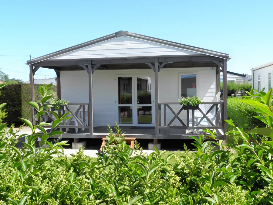 Location - Chalet 2 Chambres - 35M² + Terrasse Couverte - Camping La Gallouette