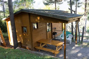 Mietunterkunft - Cabaña De Madera Basic Family - Wecamp Pedraforca