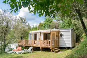 Mietunterkunft - Cottage Ellione 2 Schlafzimmer Klimaanlage *** - Camping Sandaya Les Péneyrals