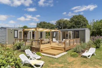 Mietunterkunft - Cottage Friends 5 Schlafzimmer **** - Camping Sandaya Les Péneyrals