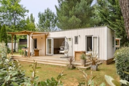Huuraccommodatie(s) - Cottage  2 Slaapkamers Airconditioning Premium - Camping Sandaya Les Peneyrals