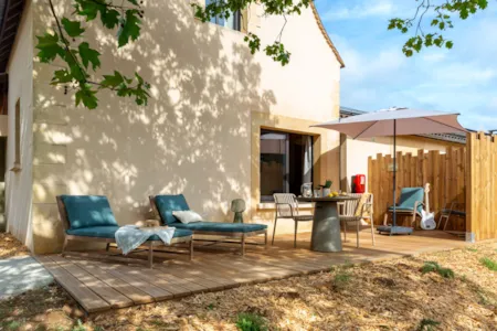 Accommodation - Apartment Montaigne With Terrace 1 Bedroom Prestige - Camping Sandaya Les Péneyrals