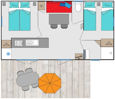 Mercure 61, 2 Bedrooms
