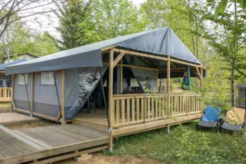 Mietunterkunft - Safari Zelt - Camping Les Charmes