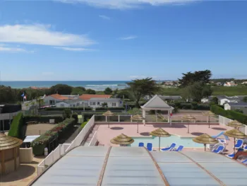 Mietunterkunft - Maisonette-Wohnung 4 Personen 65M2 - Camping Mirabel La Baie de Cayola