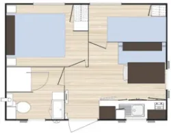 O'phea 2 Chambres 20M² (2 Adultes Maxi - Animaux Interdits - Non Fumeur)