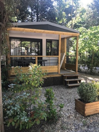 LIVING 2 ch 2 bedrooms 25m² (4 adults max - air conditioning option) — 1