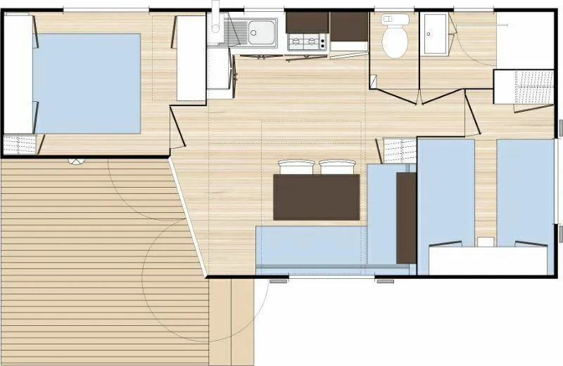 Le Plein Air 2 Chambres 29M² (4 Adultes Maxi - Climatisation En Option)