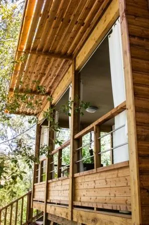 Accommodation - Mobile-Home Cottage Luxe - Camping du Domaine D'Anglas