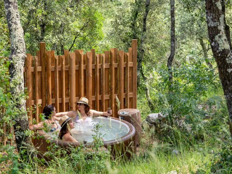 Location - Wine Cottage & Spa - Camping du Domaine D'Anglas