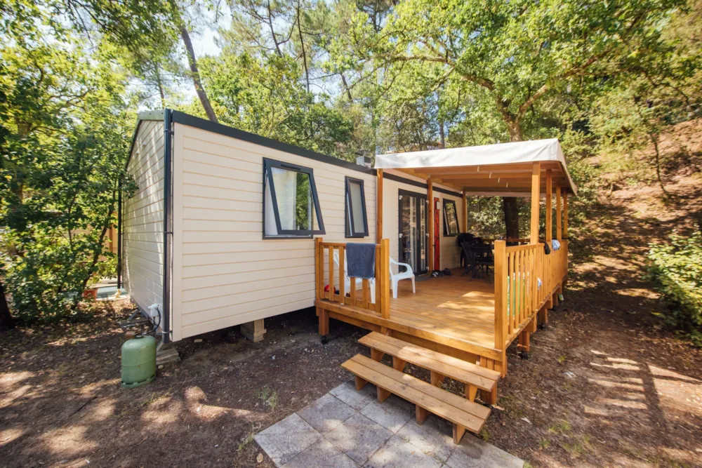 Location - Mobil-Home -Espace - 3 Chambres - Camping Les Pins de la Coubre