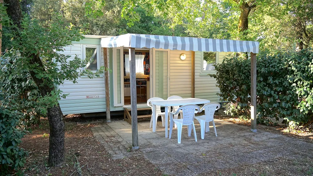 Location - Mobil-Home -Eco- 2 Chambres - Camping Les Pins de la Coubre