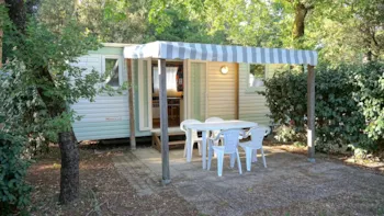 Mietunterkunft - Mobilheim -Eco- 2 Zimmer - Camping Les Pins de la Coubre