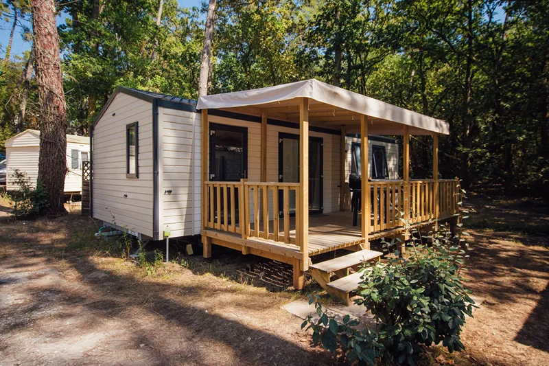 Location - Mobil-Home -Espace - 3 Chambres - Camping Les Pins de la Coubre