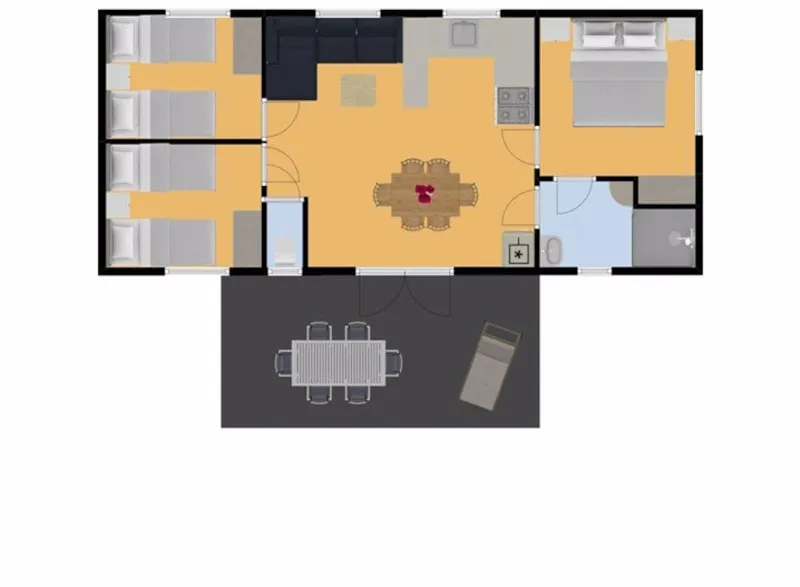 Mobil Home – Type 6Lbv+ Acacia - 3 Chambres