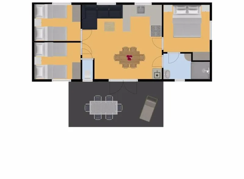 Mobil Home - Type Olivier - 3 Chambres