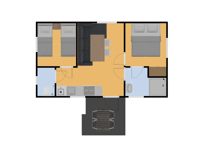 Mobil Home – Type 6Lbv Cerisier - 2 Chambres