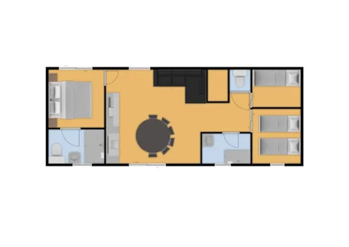 Location - Mobil Home Passiflore - image n°9 - RCN la Bastide en Ardèche