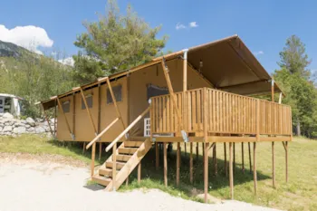 Mietunterkunft - Luxus-Safari-Zelt - Laurier - RCN les Collines de Castellane