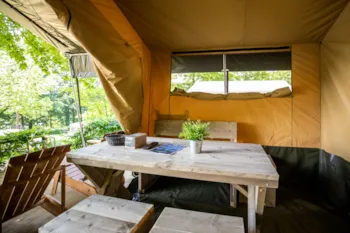 Mietunterkunft - Glamping-Zelt Tournesol - RCN les Collines de Castellane