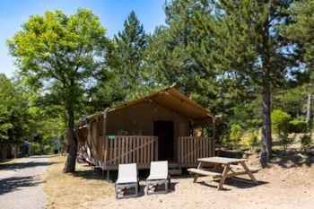Location - Tente Safari Ciboulette - RCN les Collines de Castellane