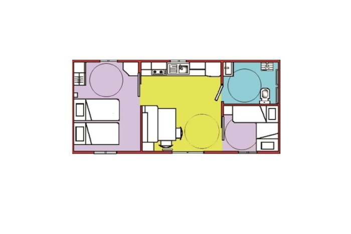 Mobil Home – Sardine - Adapté Pour Les Personnes À Mobilité Réduite