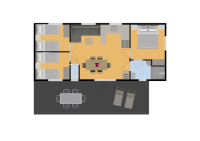 Mobilhome - Huitre  3 Bedrooms
